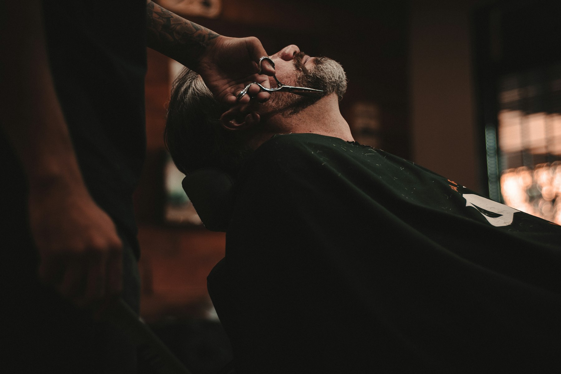 Men's hair and beard care for barbers